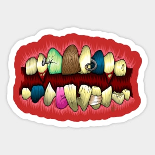You got something in your teeth Sticker